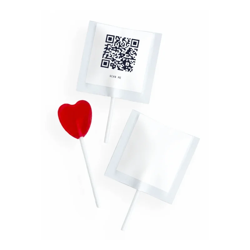 Strawberry Heart Lollipop